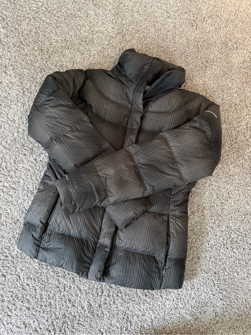 Columbia Black Quilted Puffer Jacket